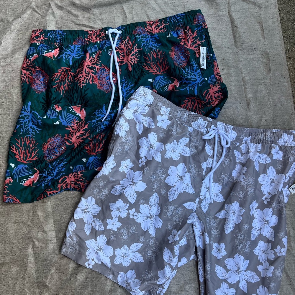 NWT Bundle of Men’s Swim Trunks Size XXL